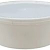 100 ML Milky Round Container