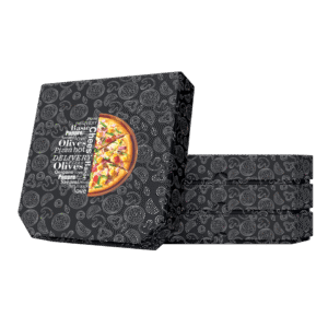 DP Black Pizza Box
