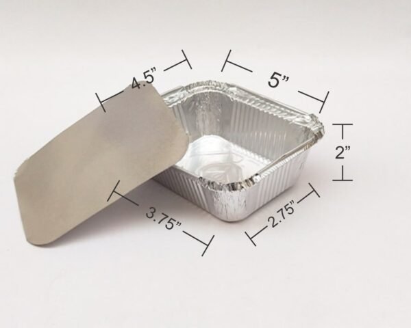 450 ML Aluminium Silver Foil Container