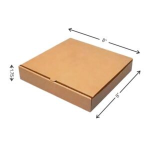 8 Inch Pizza Box - 1 Ply