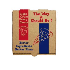 8 Inch Kraft Pizza Box - 3 Ply